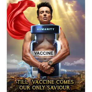 Fan Art : Till vaccine comes our only saviour- sonu sood